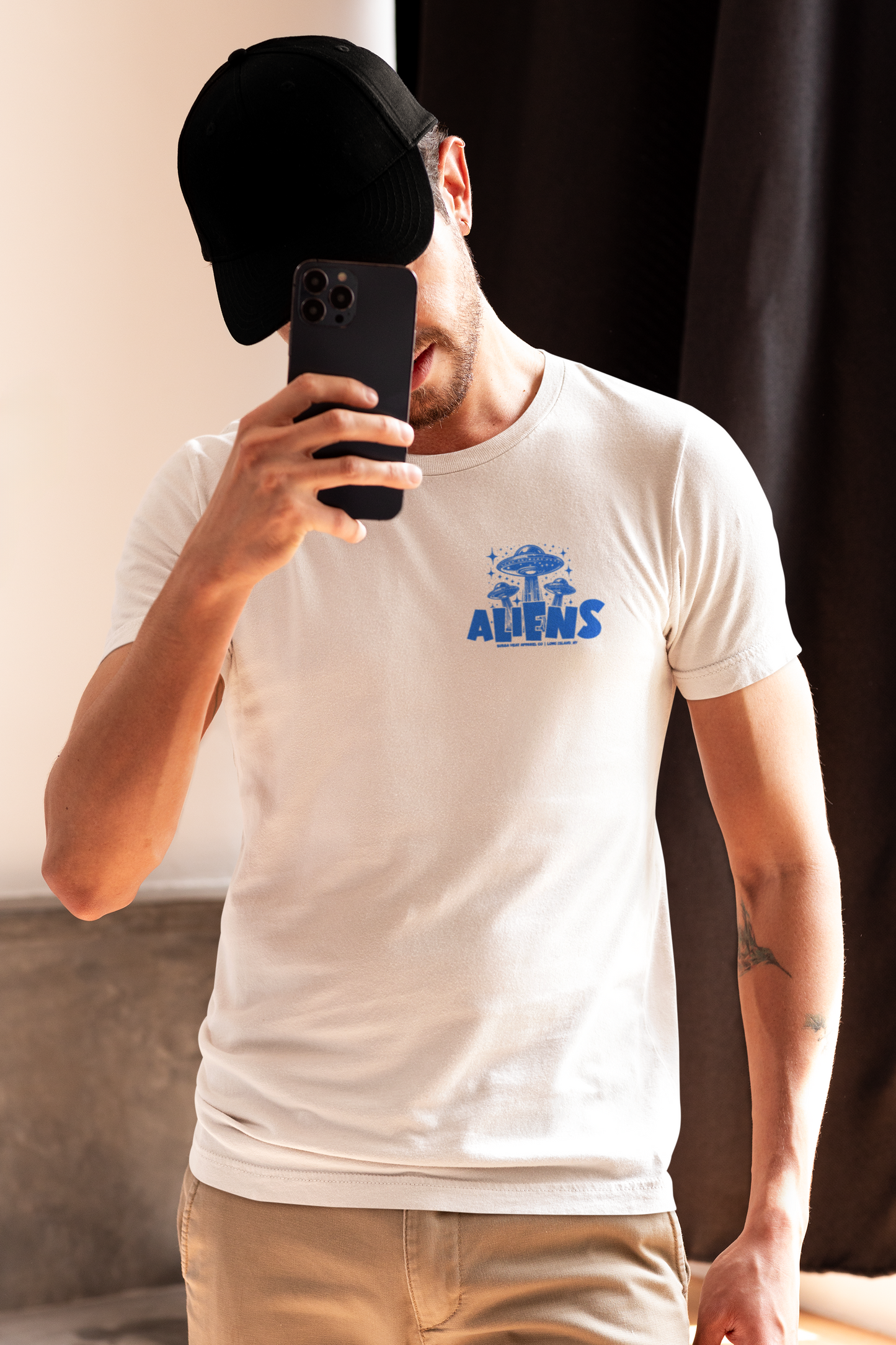 Aliens Are Coming White Premium Athletic Fit