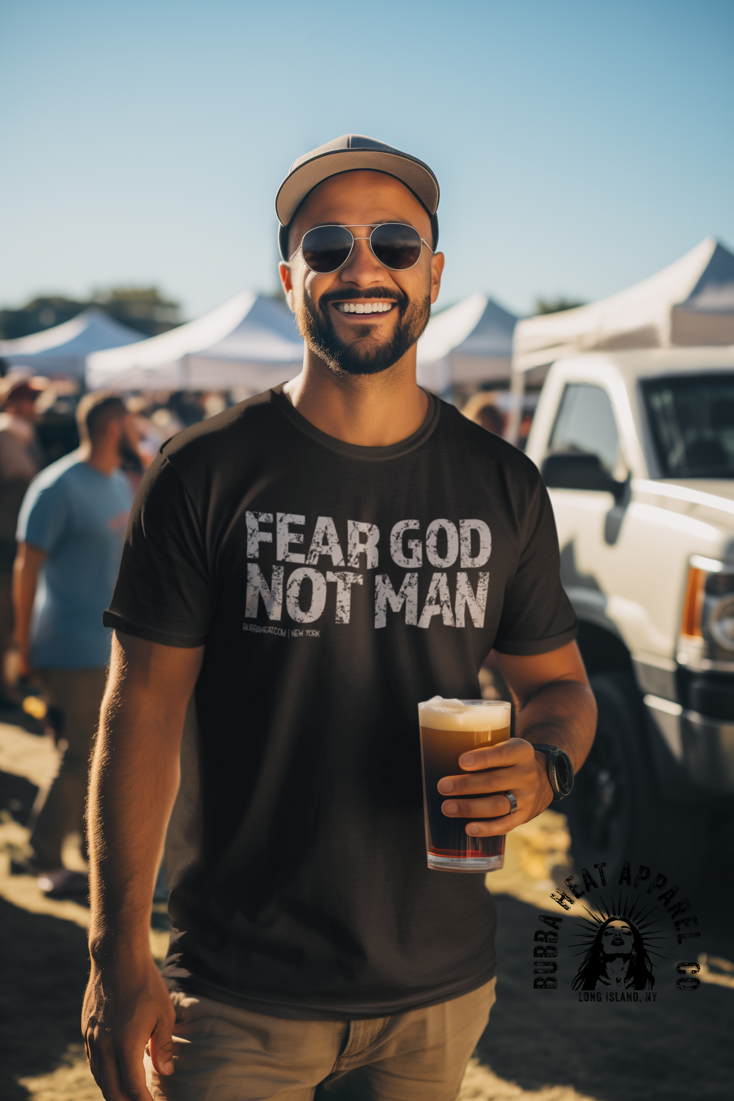 Fear God Not Man - Men's Crew Neck