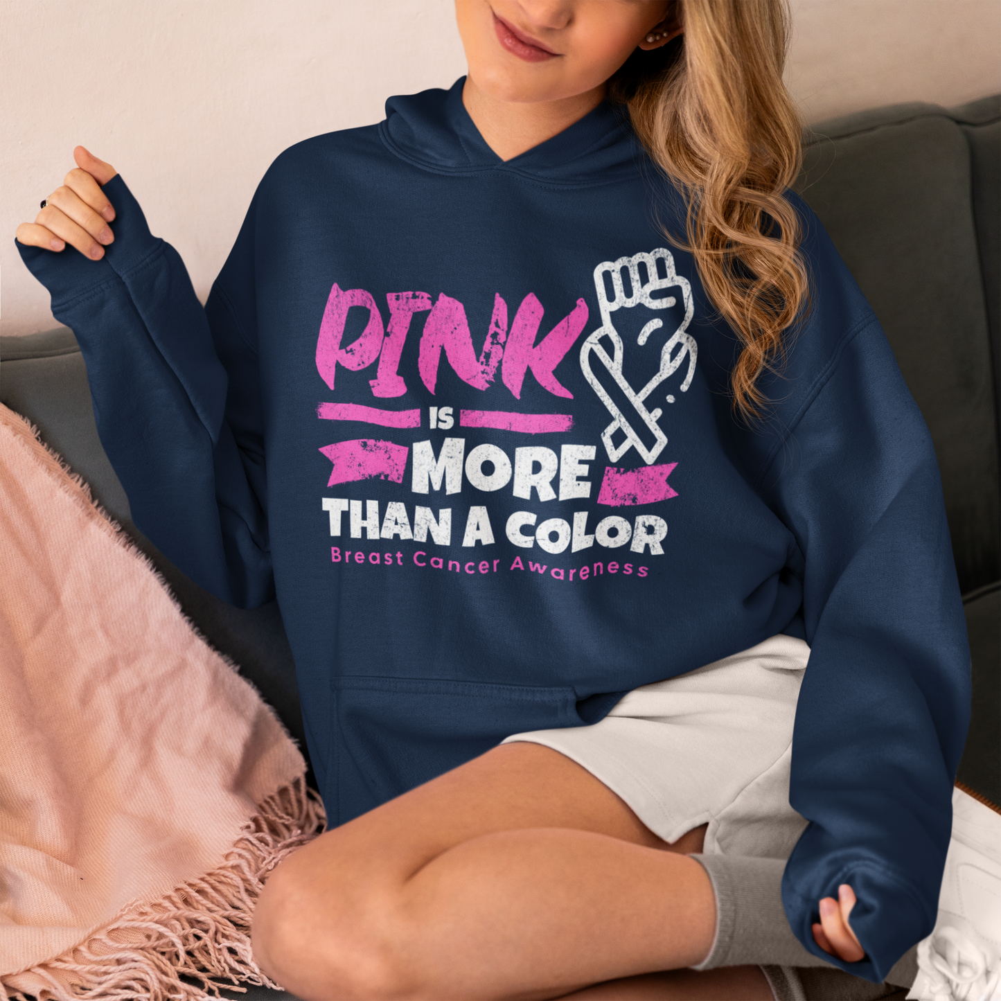Pink Is More Than a Color - Men's Hoodie