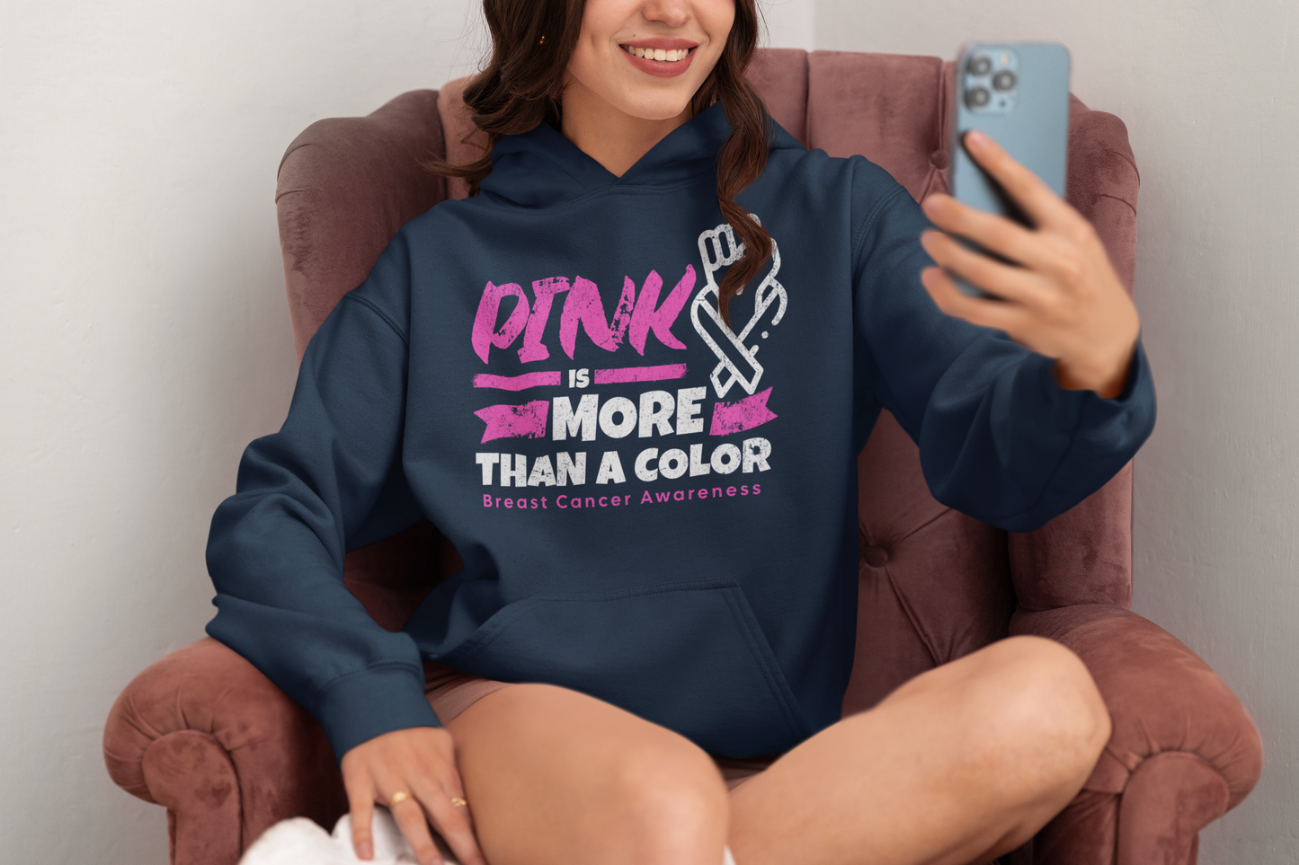 Pink Is More Than a Color - Men's Hoodie