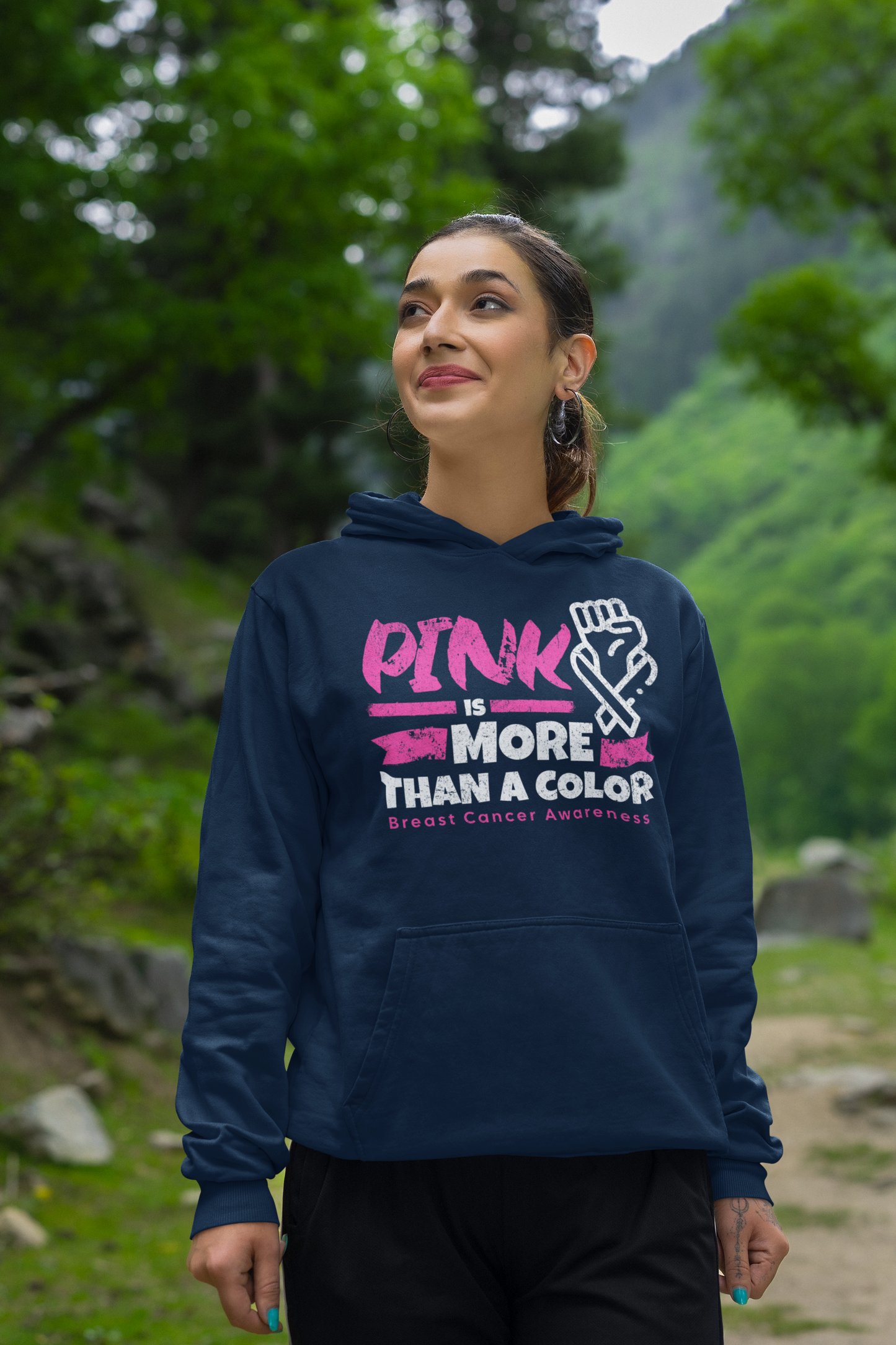 Pink Is More Than a Color - Men's Hoodie