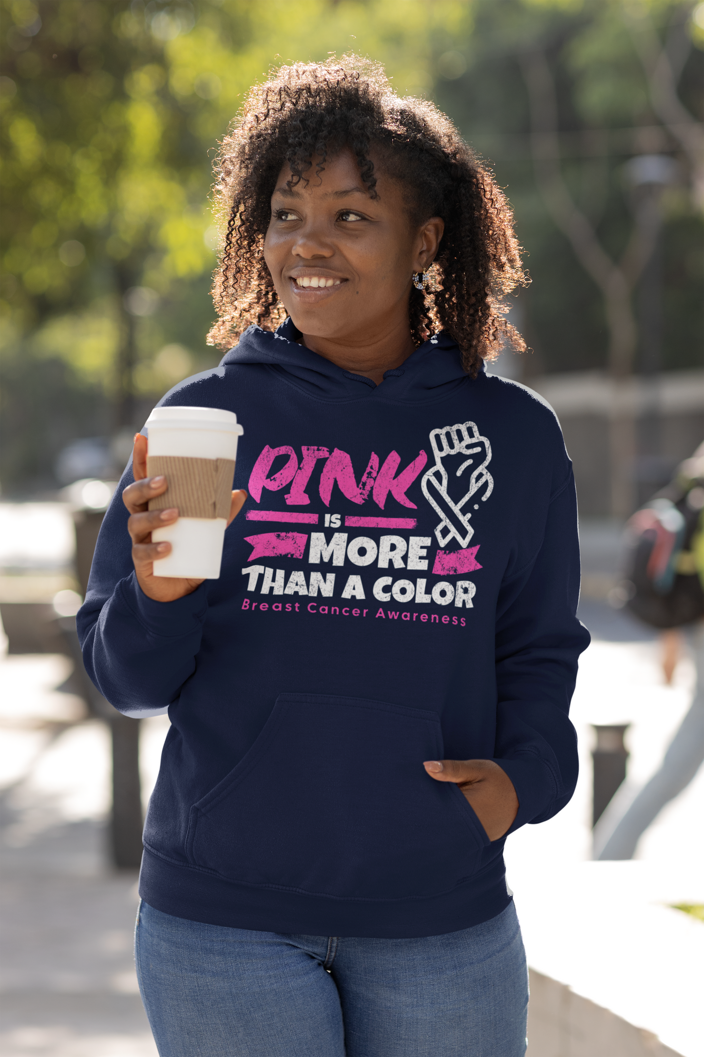 Pink Is More Than a Color - Men's Hoodie