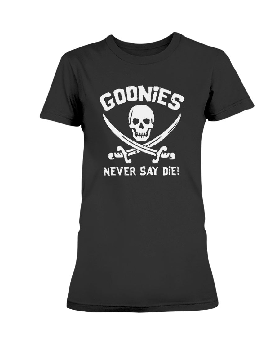 Goonies Never Say Die - Women's T-Shirt Black/White
