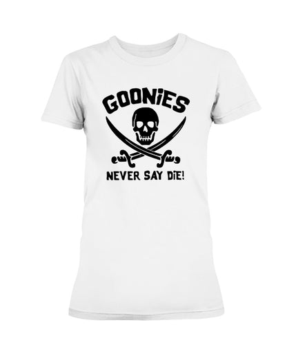 Goonies Never Say Die - Women's T-Shirt White/Black