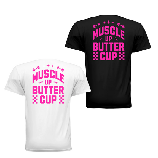 Muscle Up Butter Cup Pink Print