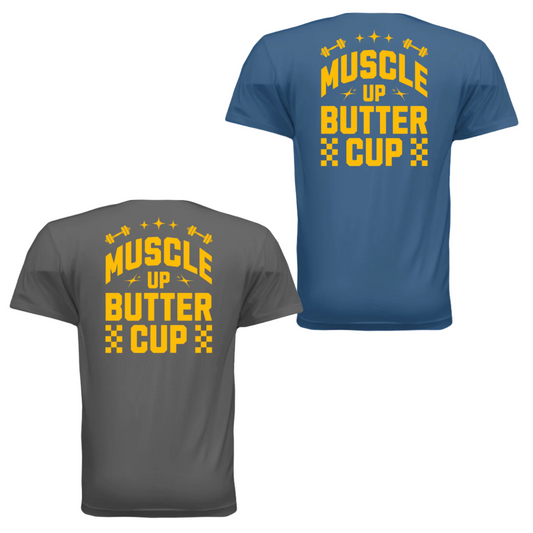 Muscle Up Butter Cup Gold Print