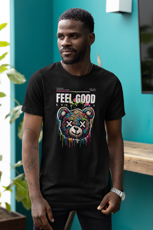 Feel Good Drippy Bear Premium Athletic Fit